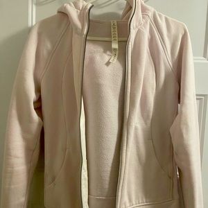 Light pink Lululemon Scuba vest